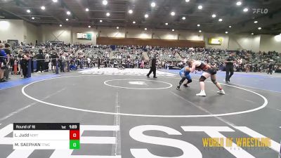 200 lbs Round Of 16 - Logan Judd, North Summit vs MASON SAEPHAN, Tulare Titans Wrestling Club