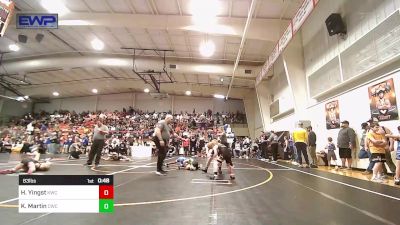 83 lbs Semifinal - Holden L Yingst, Keystone Wrestling Club vs Kohen Martin, Claremore Wrestling Club