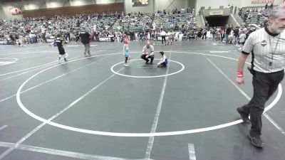 50 lbs Quarterfinal - Nayelli Romero, Salem Elite Mat Club vs Remington Huotte, Buckaroo WC