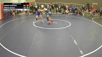 140 lbs Cons. Round 3 - Devaeh Charlton, Rogers vs Brielle Qualls, Tahoma