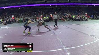 D4-144 lbs Cons. Semi - Joseph Dawe, Ithaca HS vs Ryder Holmes, Pine River Area HS
