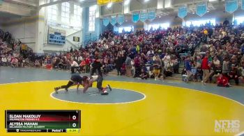 126 lbs Cons. Round 2 - Alyssa Mahan, Delaware Military Academy vs Sloan Makoujy, Wilmington Friends H S