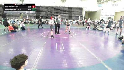 93 lbs Rr Rnd 6 - Cooper Grant, Maine Hammahs ES vs Benjamin Mellace, Williamstown Mighty Braves ES