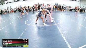 112 lbs Cons. Round 3 - Matt Martel, Coloma WC vs Gavin Lewis, Oxford