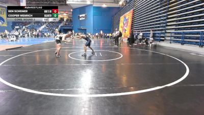 138 lbs Cons. Round 3 - Cooper Wenrich, Nazareth vs Ben Scheiner, Mount St Joes