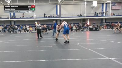 285 lbs Consi Of 8 #1 - Shane Whitney, Drexel - UnAttached vs Rylan Kuhn, Air Force Academy