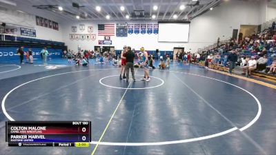 130-136 lbs Round 2 - Colton Malone, Camel Kids Wrestling vs Parker Marvel, Eastside United