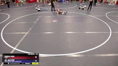 70 lbs Quarterfinal - Drew Fier, THOR vs Bo Becker, Stillwater Area Wrestling