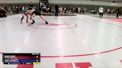 157 lbs Cons. Semi - Kale Davis, Victory Wrestling vs Cole Sackett, Angry Fish Wrestling