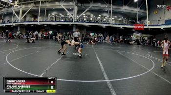 72 lbs Round 2 (8 Team) - Brody Myers, U2 Uprising Blue vs Ryland Ambrose, AACO Allstars