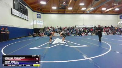 131 lbs Cons. Round 2 - Kiera Stedall, University Of Alberta vs Arianna Dominguez, Arizona State University