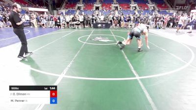 165 lbs Rnd Of 64 - Oliver Ollman, MN vs Macklin Penner, IA