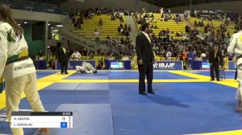 LARRISSA CARVALHO vs MAYSSA BASTOS 2018 World IBJJF Jiu-Jitsu Championship