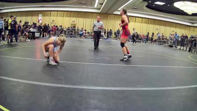 130 lbs Consi Of 32 #1 - Kaelena Ahrens, Vacaville WC vs Sophie Shermak, Paw