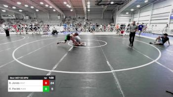 152 lbs Rr Rnd 3 - Blake Jones, TS Wrestling Prep vs Robert Pavlek, Pursuit Wrestling Academy - Black