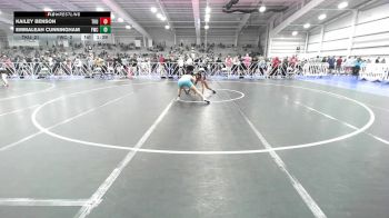 126 lbs Quarterfinal - Kailey Benson, SheKong vs Emmaleah Cunningham, Wrecking Crew Dream Crushers