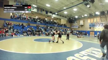 190lbs Cons. Round 2 - Hayden Carrell, Orting (Girls) vs Ren Schaber, Cheney (Girls)