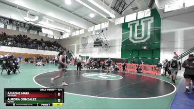 135 lbs Cons. Semi - Ariadne Mata, Western vs Aurora Gonzalez, Perris