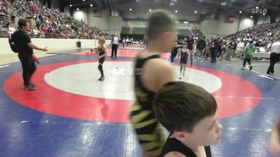 60 lbs Round Of 16 - Charlotte Robbins, Bison Takedown Wrestling Club vs Waylon Harrell, Georgia