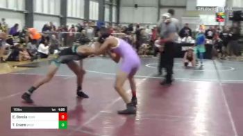 113 lbs Consi Of 16 #2 - Elias Garcia, Team Vision Quest vs Tyler Evans, Wolves WC