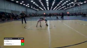 49 lbs Quarterfinal - Mason Allen, Toss Em Up Wrestling Academy vs Korbin Kiessling, East Coast Bandits