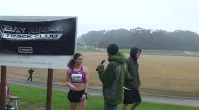 Renee Baillie (2nd place) after the 2011 Bay Area Cross Challenge