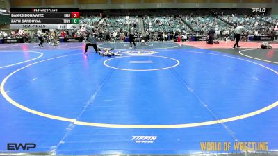 46 lbs Semifinal - Banks Bonawitz, Beaver Dam RTC vs Zayn Sandoval, Team Selma