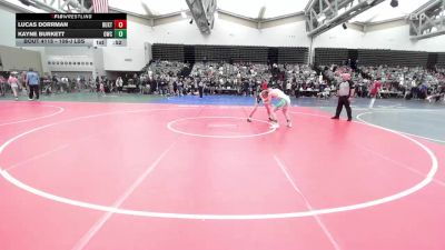 106-J lbs Semifinal - Lucas Dorrman, Buxton Atc vs Kayne Burkett, Orchard WC