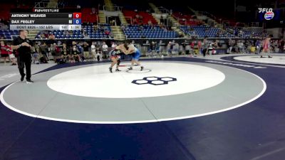 157 lbs Cons. Rd Of 64 - Anthony Weaver, NY vs Dax Fegley, MI