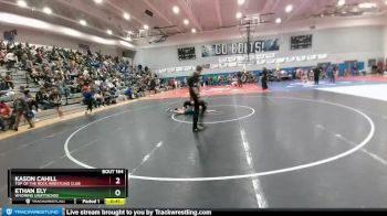 120 lbs Cons. Round 2 - Kason Cahill, Top Of The Rock Wrestling Club vs Ethan Ely, Wyoming Unattached