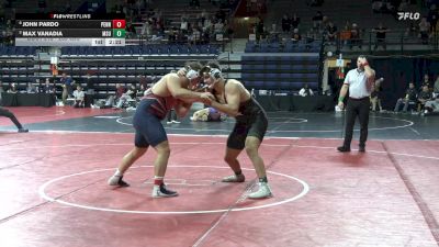 285 lbs Quarterfinal - John Pardo, Penn vs Max Vanadia, Michigan State