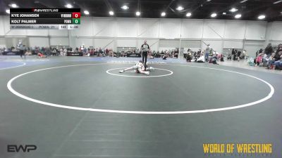 72 lbs Rr Rnd 5 - Kye Johansen, Wyoming Underground vs Kolt Palmer, POWA 12U