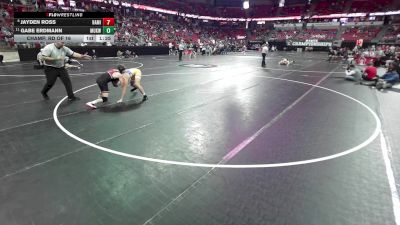 144 lbs Champ. Rd Of 16 - Gabe Erdmann, Mukwonago vs Jayden Ross, Hamilton