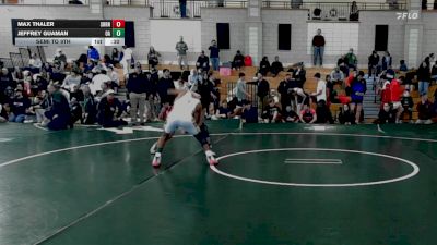 132 lbs Semi To 9th - Max Thaler, Sharon vs Jeffrey Guaman, Oliver Ames