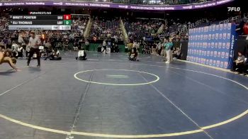 4A 138 lbs Champ. Round 1 - Eli Thomas, Laney vs Brett Foster, Davie