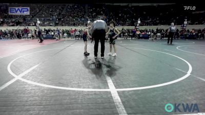 61 lbs Round Of 32 - Cain Howeth, Barnsdall Youth Wrestling vs Eli Rabe, Piedmont