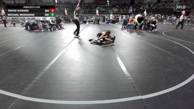 75 lbs Quarterfinal - Travis Howard, Iron Horse vs Michael Monaghan, Fiwc