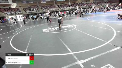 109 lbs Final - Josiah Orozco, Pomona Elite vs Alex Herburger, Steel City Reloaded WC