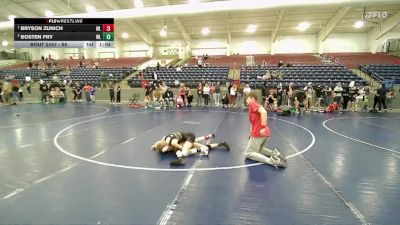 85 lbs 1st Place Match - Bryson Zunich, Midway Wrestling Club vs Bosten Fry, Sanderson Wrestling Academy