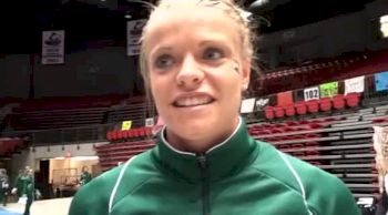 EMU Senior Grace Couch after their Season Opener