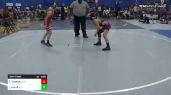 82 lbs Semifinal - Zaiyahn Ornelas, Team Zapas vs Lathan Hand, Dc Elite