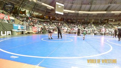 85 lbs Consi Of 8 #2 - Caiden Deaguero-Scott, Adams City vs Abel Vigil, Team Choctaw