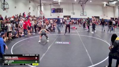 65 lbs Quarterfinal - Mckyel Smith, Darkhorse Wrestling vs Leo Davis, Full Circle