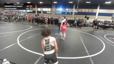 123 lbs Consi Of 8 #2 - Brandon Avila Ramos, Atc vs Logan Hayashi, Dethrone WC