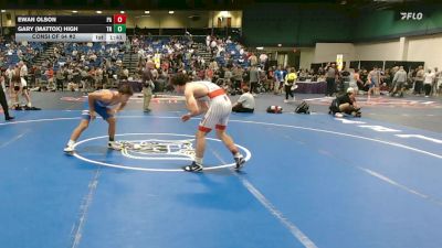 157 lbs Consi Of 64 #2 - Ewan Olson, PA vs Gary (Mattox) High, TN