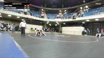 215 lbs Cons. Round 3 - Justin Powers, Lincolnway East vs Luois Luna, Unattached