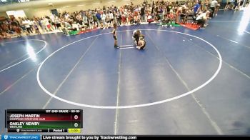 50-53 lbs Round 2 - Joseph Martin, Champions Wrestling Club vs Oakley Newby, Westlake