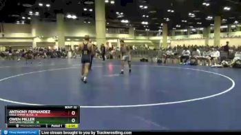 132 lbs Semis & Wb (16 Team) - Owen Miller, Hartland Pressure vs Anthony Fernandez, Eagle Empire Black