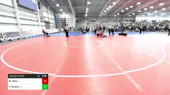 285 lbs Quarterfinal - Maxwell Roy, NJ vs Thomas Brown, MA