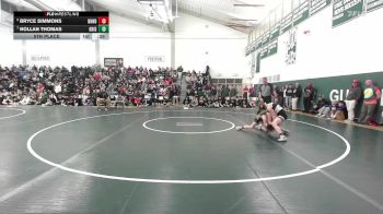 106 lbs 5th Place - Bryce Simmons, Daniel Hand vs Nollan Thomas, Griswold/Wheeler